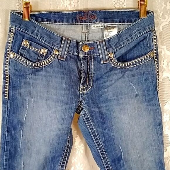 Cruel Girl/Melissa Women's Capris Jeans Size 5 - Picture 3 of 12